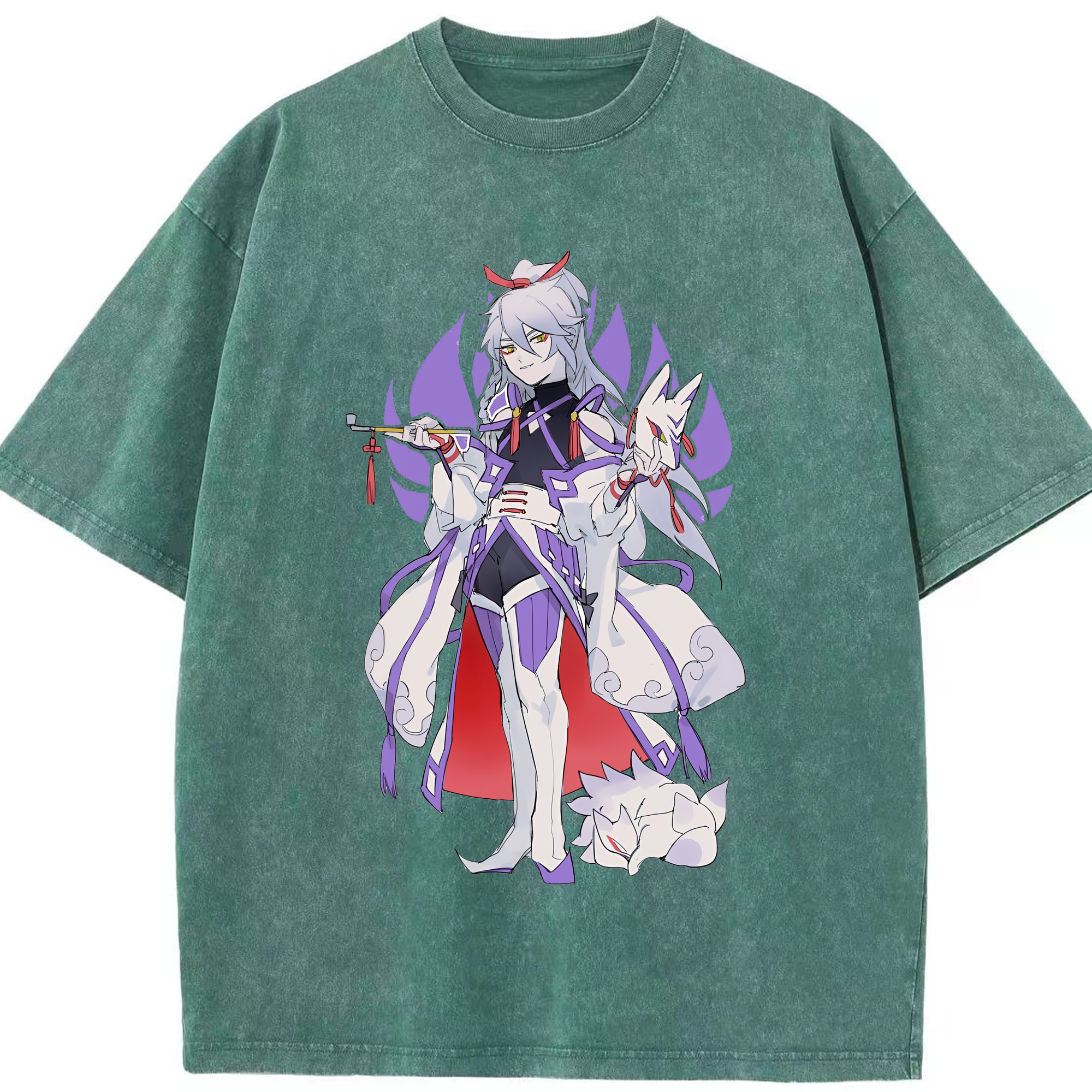 （画像用） 妖怪ウォッチ Yo-kai Watch 綿100% ヴィンテージ風 半袖Tシャツ（フロントプリント）